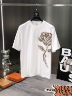バーバリー 2024新作 コピー 半袖 Tシャツ コットン ホワイト 柔らかい 花柄