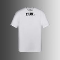 HOT品質保証 chanel t シャツ メンズスーパーコピー 短袖 純綿 トップス ロゴプリント 柔らかい 男女兼用 ホワイト