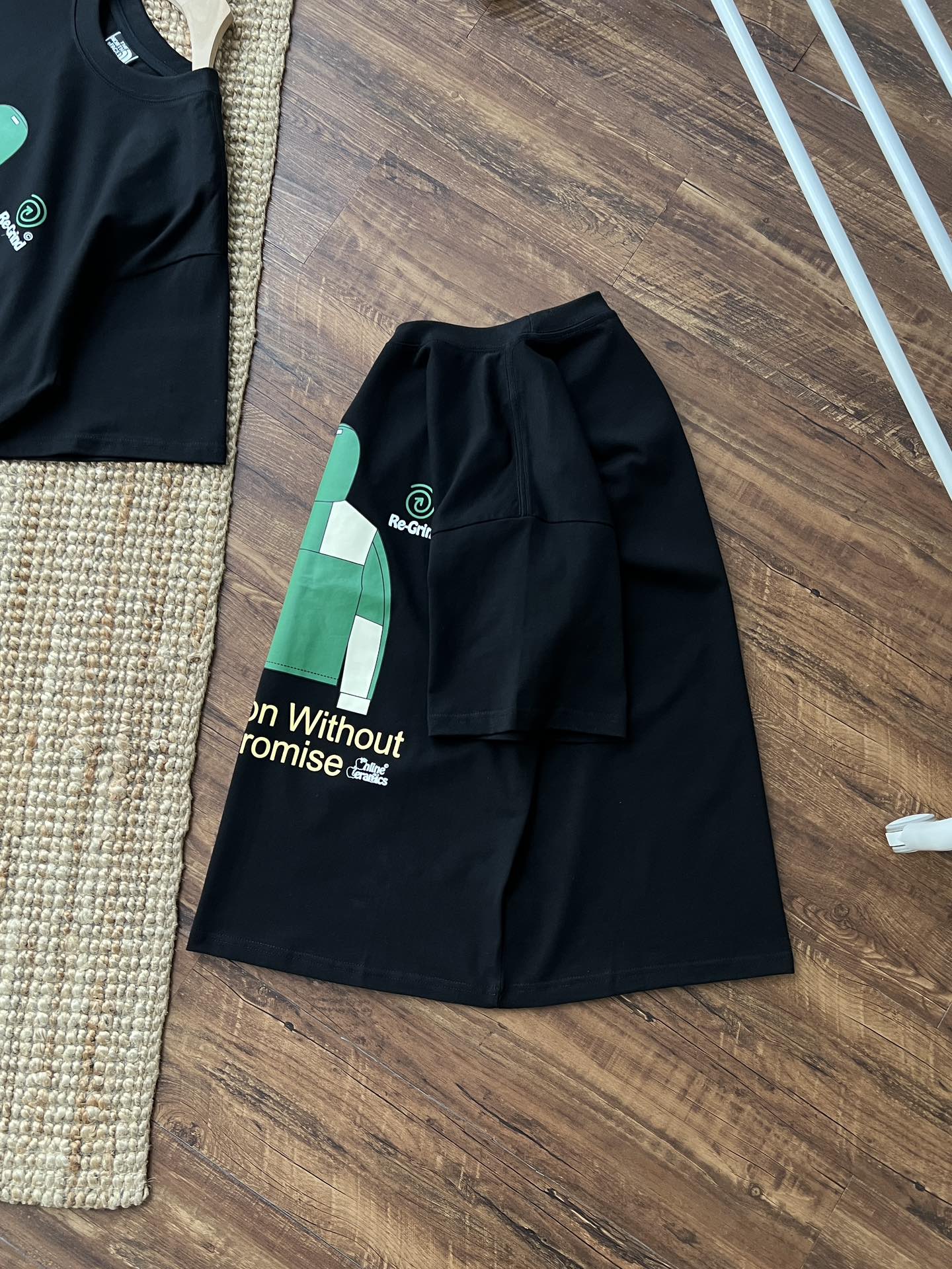 春夏短袖ミリロア服ｎ級品 Tシャツ 人気トップス シンプル ファッション ブラック_4