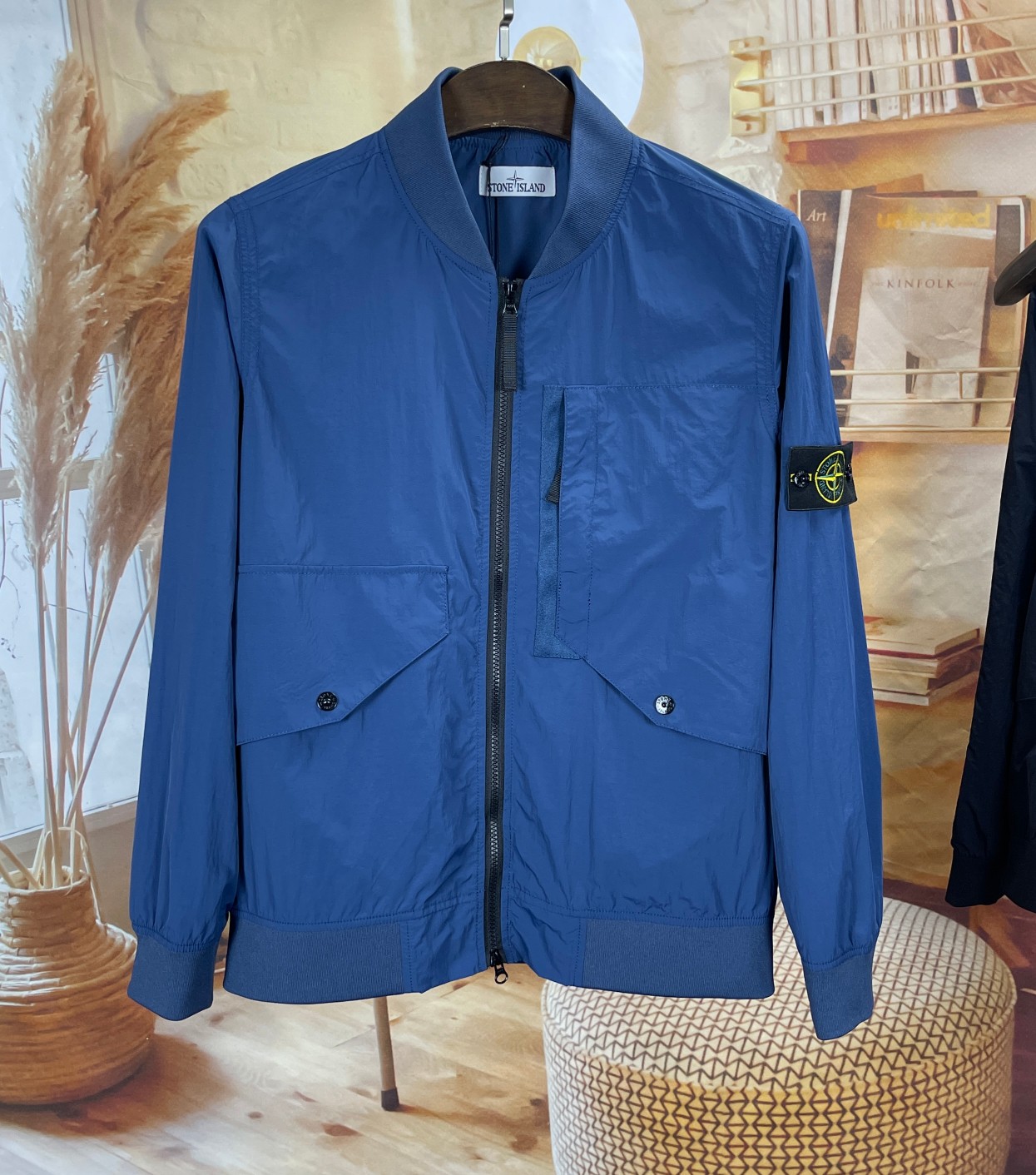 ストーン アイランド シェル ジャケットコピー トップス 防水 軽量 ファッション 人気アウター 2色可選 ブルー_1