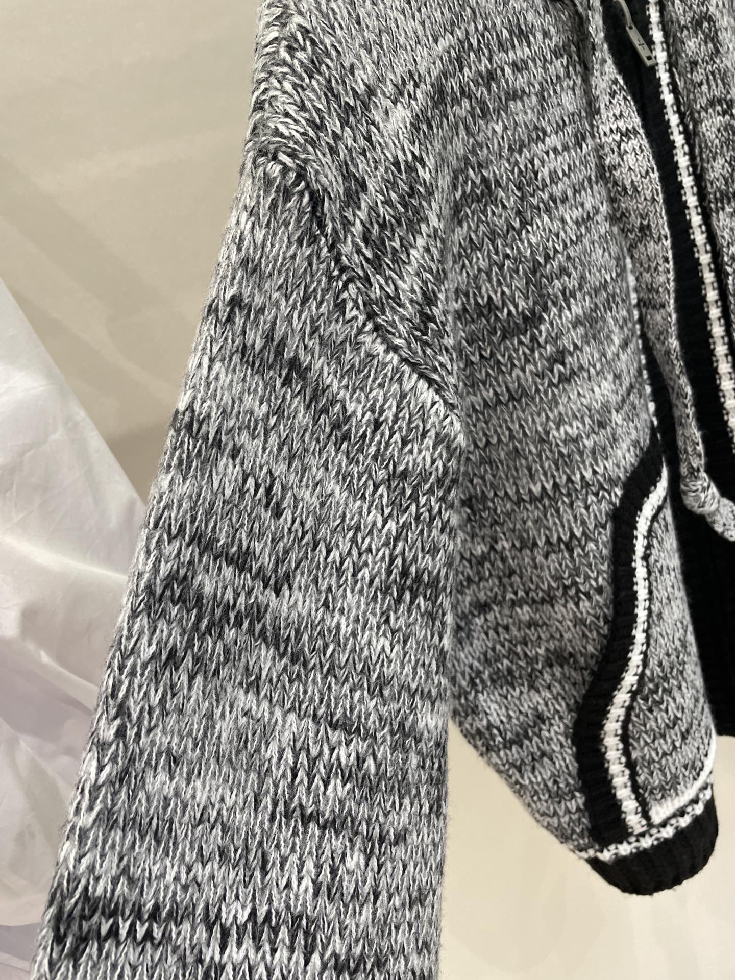 SMFKセーター a激安通販 長袖トップス ニット フード付き 柔らかい ファッション レディース グレイ_4