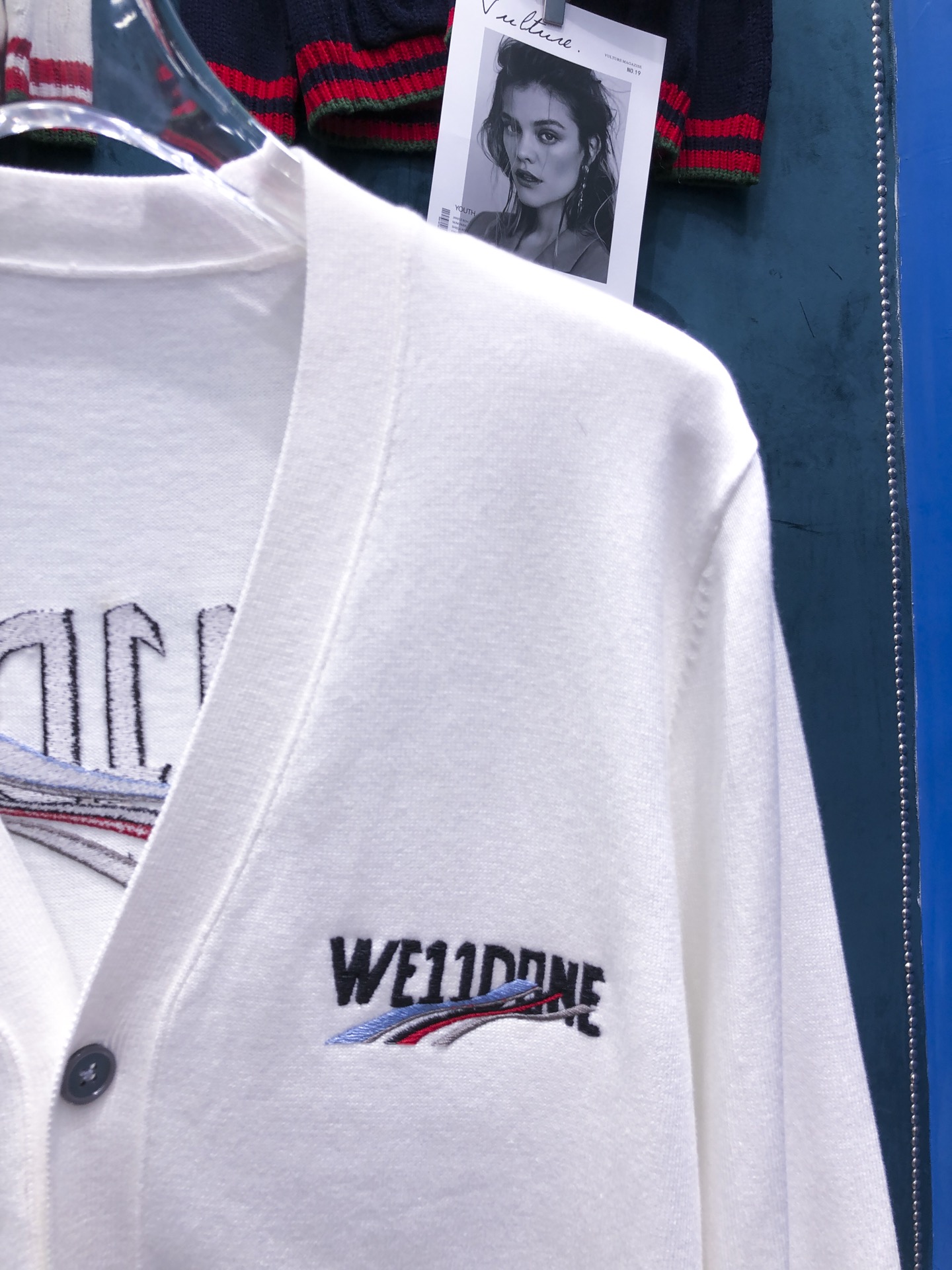 we11done セーター ウーニウェルシタース偽物 ニットトップス ファッション 人気 薄い 2色可選 ホワイト_3
