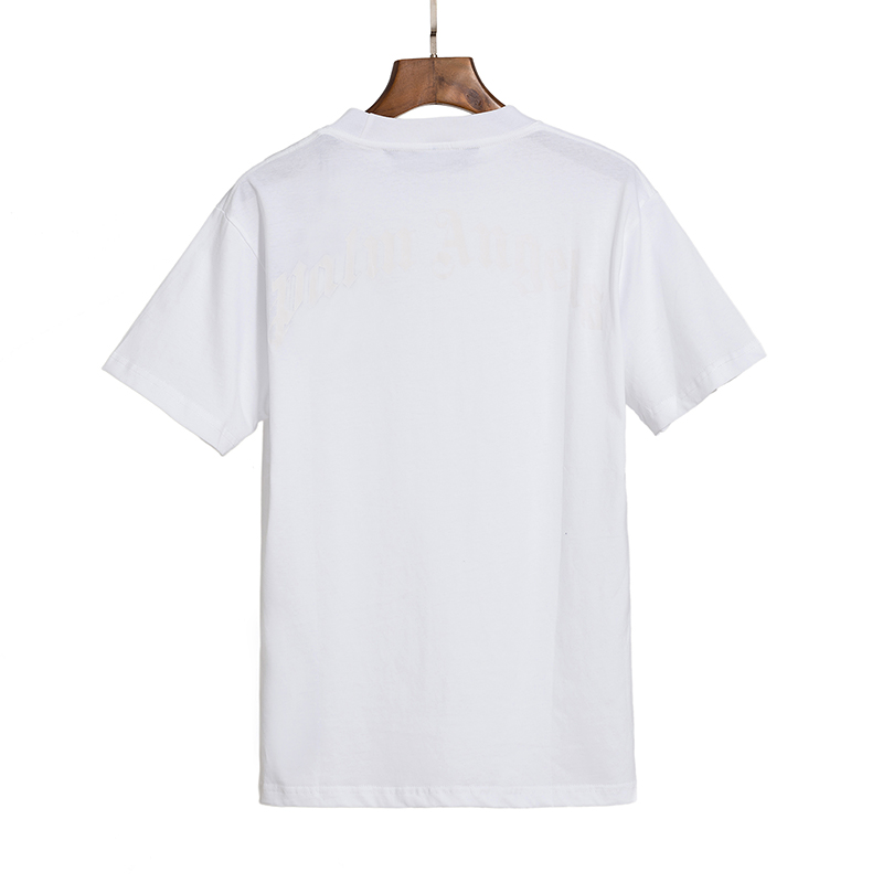 パームエンジェルス tシャツ サイズ感偽物 爽やか！柔らかい 純綿 トップス 丸首  tシャツ 短袖 ファッション 2色可選_3