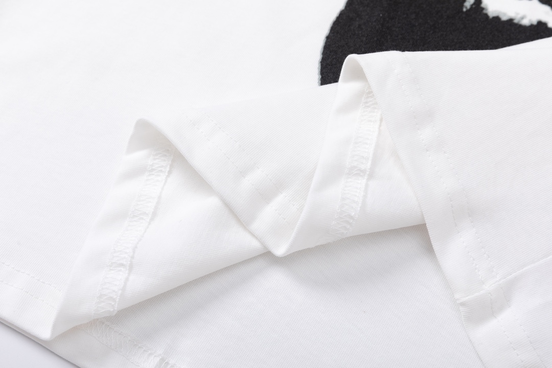 NEW夏の ジバンシィ ルックｎ級品 トップス 純綿 半袖 ハットプリント 柔らかい 日常 シンプル 2色可選 ホワイト_3