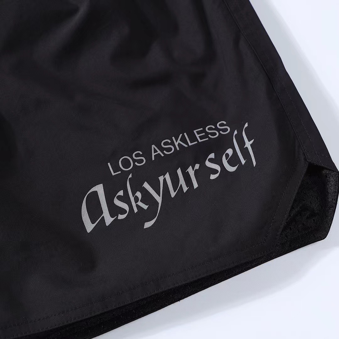 ASKYURSELF ヴェルサーチェジャパンｎ級品 プリント カラフル 人気 ファッション 夏ズボン ショットパンツ ブラック_6