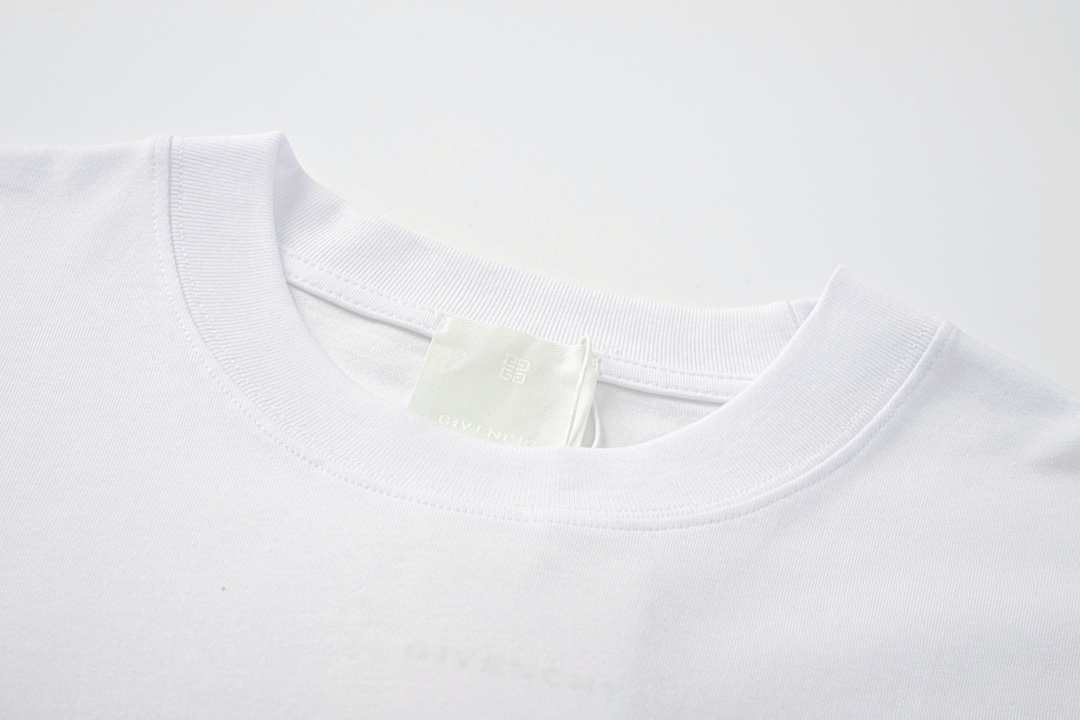ジバンシィ フーディ激安通販 お買い得大人気 トップス tシャツ 純綿 カラフルロゴ 短袖 柔らかい 2色可選 ホワイト_3