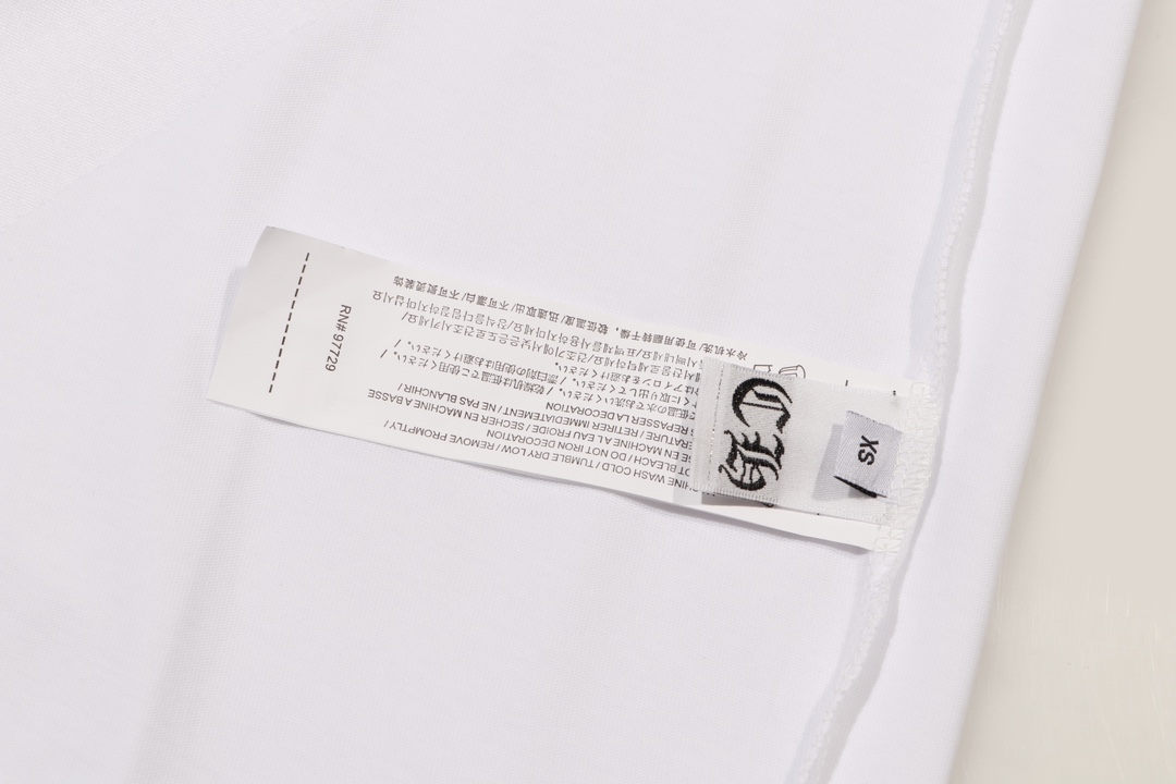 メンズ クロムハーツtシャツ 公式ｎ級品 トップス 純綿 十字架刺繍ロゴ 柔らかい ファッション 通気性いい シンプル ホワイト_8