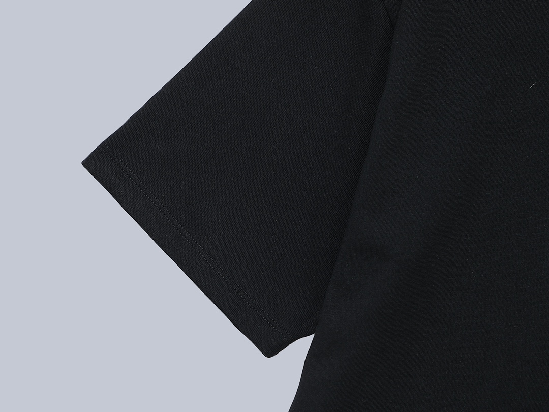 限定販売 最高品質 dior atelier tシャツスーパーコピー 短袖 トップス 純綿 ゆったり プリント 男女兼用 ブラック_4