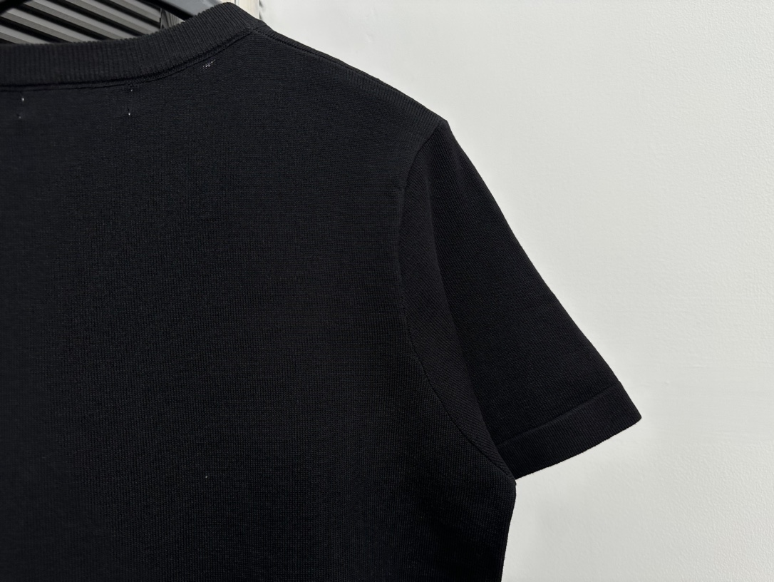 dior レディース tシャツ偽物 半袖 トップス 純綿 シンプル ロゴプリント 日常 通気性いい メンズ ブラック_8