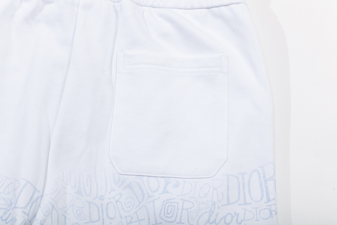 ディオール パンツ レディースＮ級品 五分丈 純綿 ズボン ショットパンツ 柔らかい 通気性いい ゆったり ホワイト_8