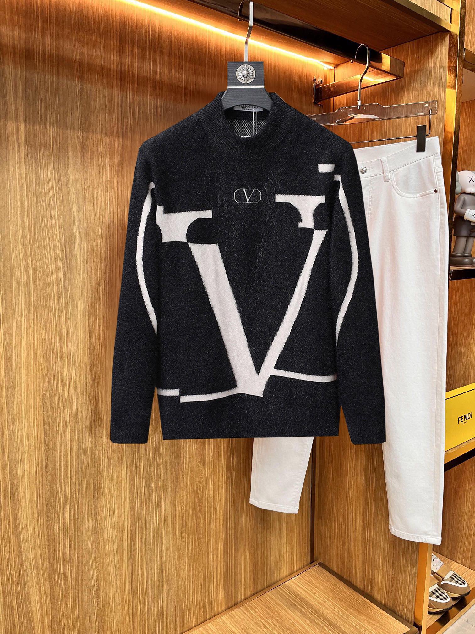 valentino 超激得新品 ヴァレンチノとはスーパーコピー トップス セーター 柔らかい 保温 暖かい 長袖 ファッション 2色可選_2