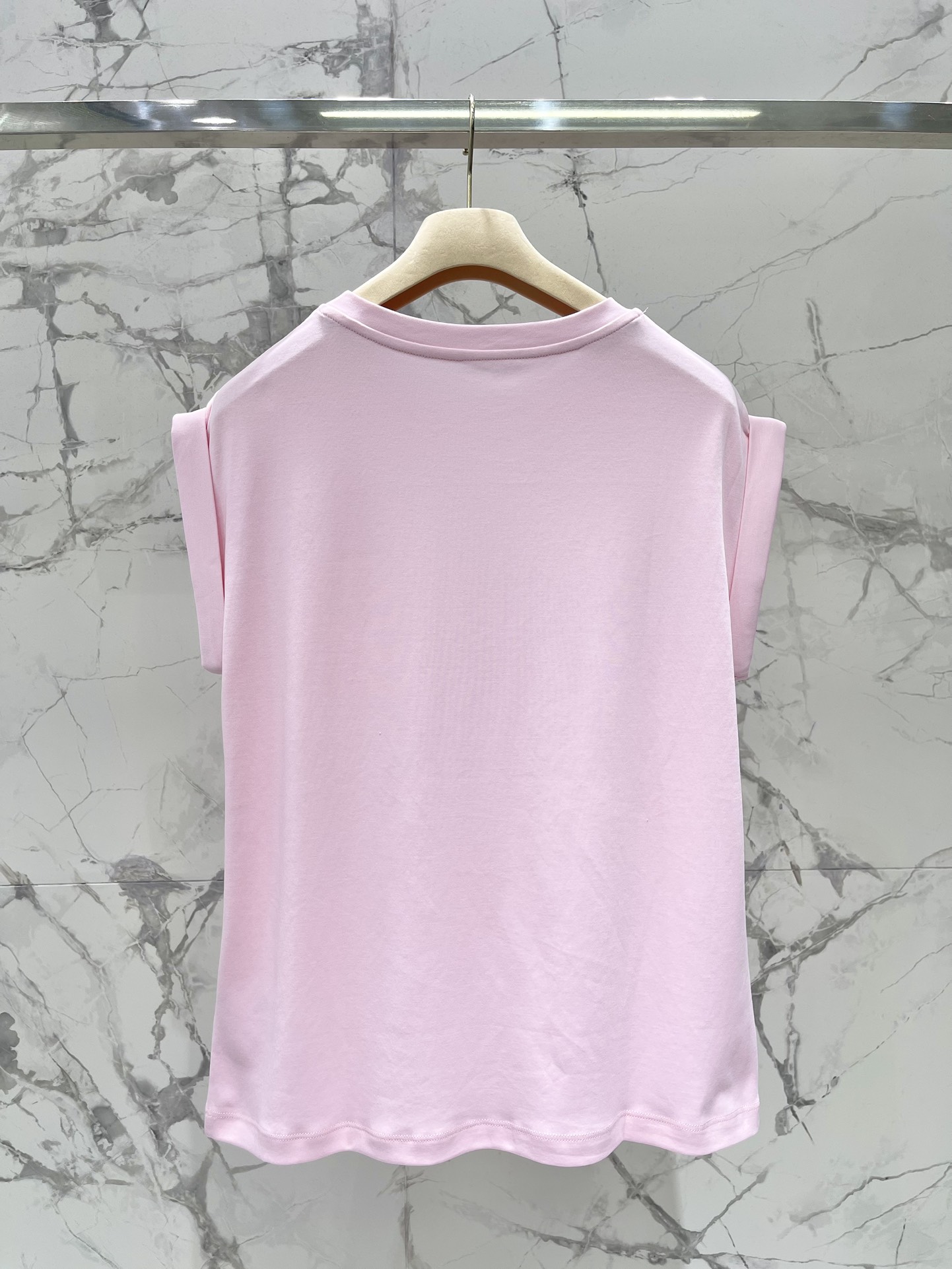 ミュウミュウスカーフスーパーコピー 柔らかい 無袖 Tシャツ トップス ファッション カジュアル 人気 シンプル ピンク_10