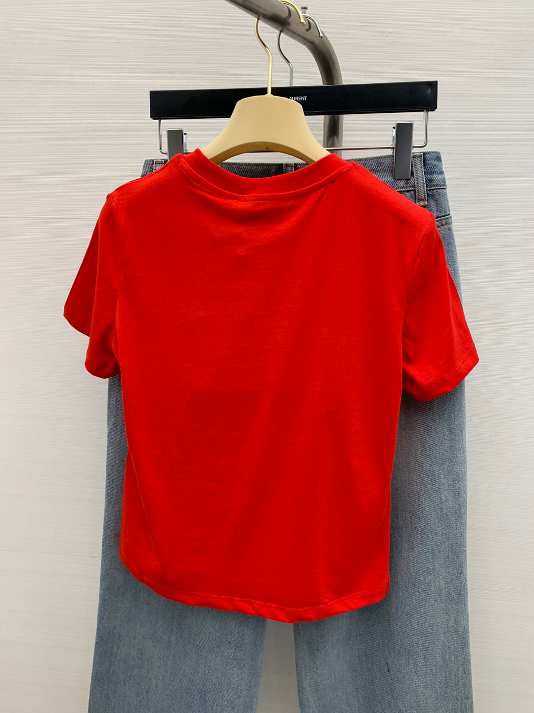 ミュウミュウ ロンtＮ級品 短袖 Tシャツ トップス ロゴプリント ショット 柔らかい 人気新作 レディース レッド_7