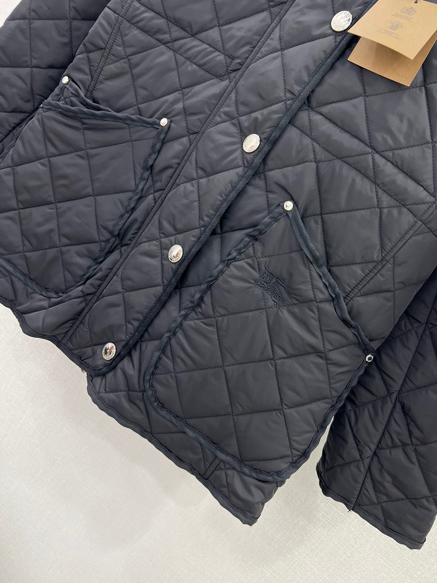 [新季度]バーバリー ジャケット メンズコピー アウター 中綿 コート フード付き 暖かい 大人気 ブラック_5