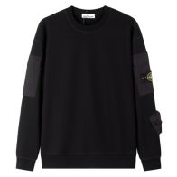 ストーン アイランド 長袖ｎ級品 長袖tシャツ 純綿トップス シンプル ファッション 2色可選 ブラック