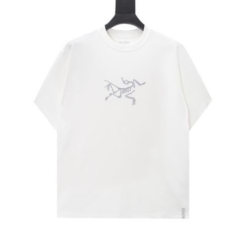 t シャツ アークテリクスコピー 半袖Tシャツ コットン100 純綿 シンプル 吸汗 2色可選 ホワイト
