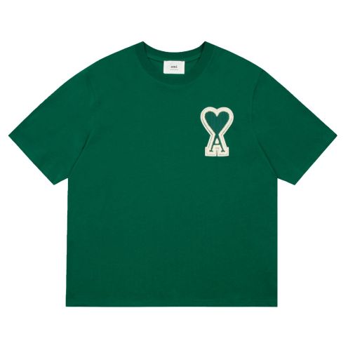 NEW夏のりあむ tシャツスーパーコピー Tシャツ 人気トップス 純綿 刺繡 シンプル グリーン