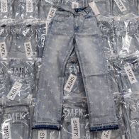 数量限定爆買いSMFKジーンズさめコピー デニム 筒形 シンプル 柔らかい 快適 ブルー