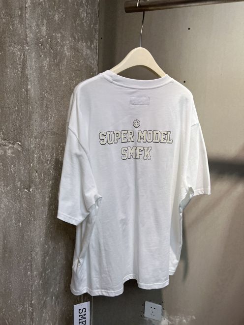お得100%新品smfkトップスｎ級品 夏服 短袖 トップス 純綿 シンプル ファッション 日常品 ホワイト