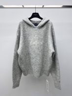SMFKセーターイン偽物 シンプル印象になってトップス フード付き 柔らかくて暖かい 日常ニット グレイ