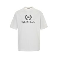 バレンシアガ 2024新作 コピー 半袖 Tシャツ コットン ホワイト 柔らかい 花柄