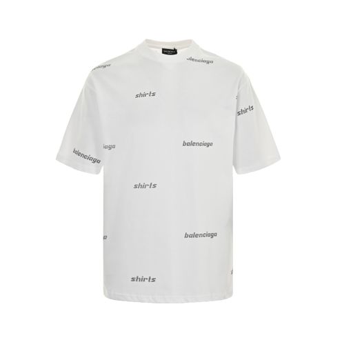 バレンシアガ 定番人気物 コピー 半袖 Tシャツ コットン ホワイト 柔らかい 花柄