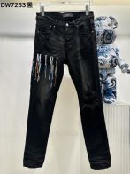アミリジーンズコピー デニム ズボン 美脚 パンツ 優れ ファッション 品質保証 シンプル ブラック