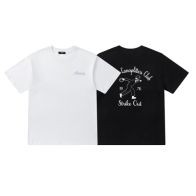AMIRI 2024定番人気 tシャツamiスーパーコピー 半袖 シンプル 純綿 ロゴプリント 夏 トップス 2色可選