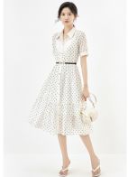 ディオール メンズ バッグＮ級品 レディース ワンピース スカート 可愛い 薄い 夏服 シンプル ホワイト