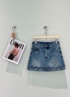 chanel ツイード スカート偽物 デニム 人気新作 半身 ファッション 品質保証 A形 美脚 レディース ブルー
