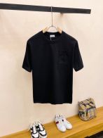 夏 新作登場 ロエベに似たブランドコピー 純綿 トップス シンプル 柔らかい ファッション 短袖 Tシャツ ブラック