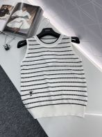 ディオール セーター メンズスーパーコピー トップス 無袖 シンプル ニット 通気性いい 縞模様 ファッション ホワイト