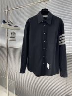高級感に溢れ トムブラウン オックスフォードシャツＮ級品 シャツ 品質保証 トップス 長袖 シンプル ファッション ブラック