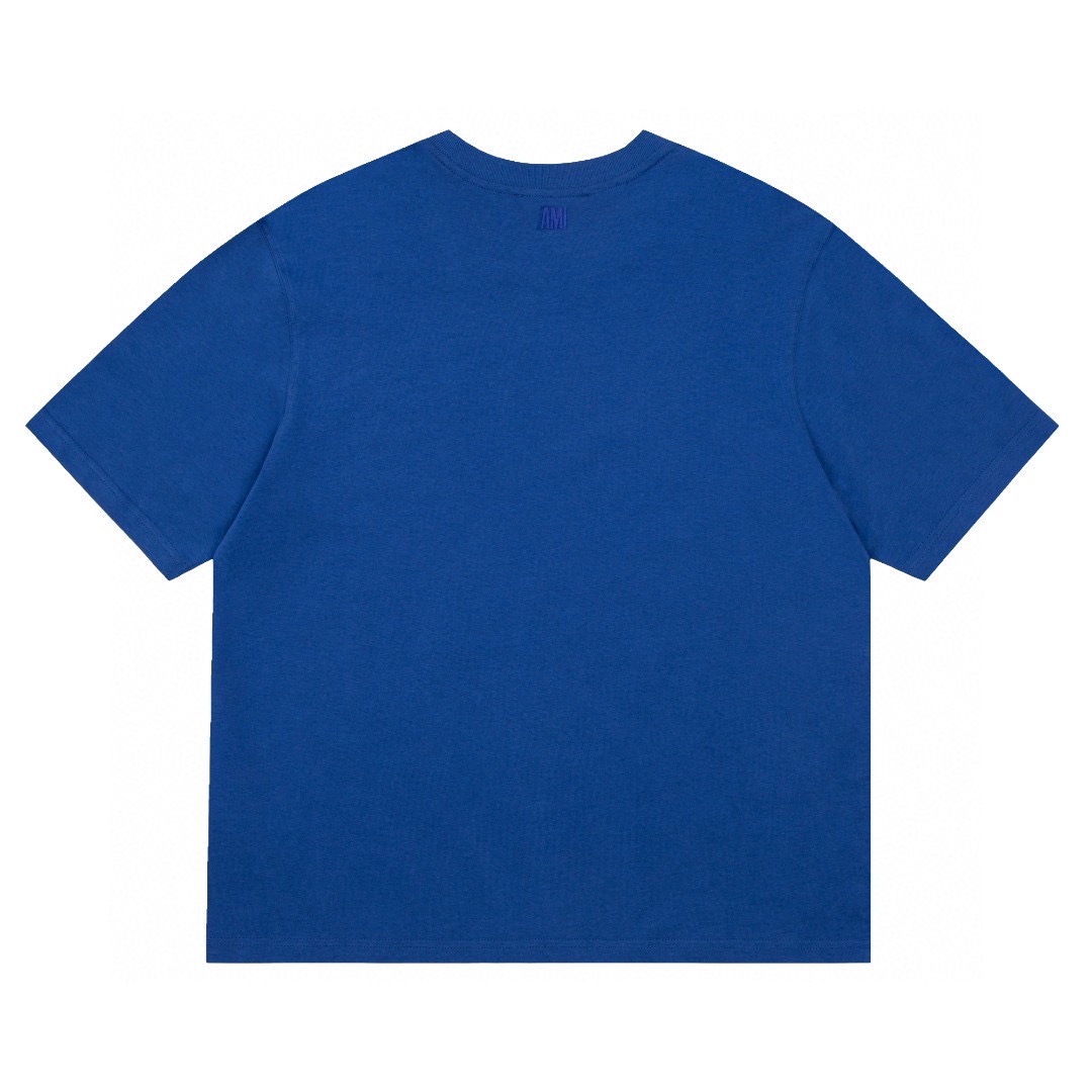 人気アミリtシャツ激安通販 Tシャツ トップス 大販売 シンプル 短袖 ファッション ブルー_2