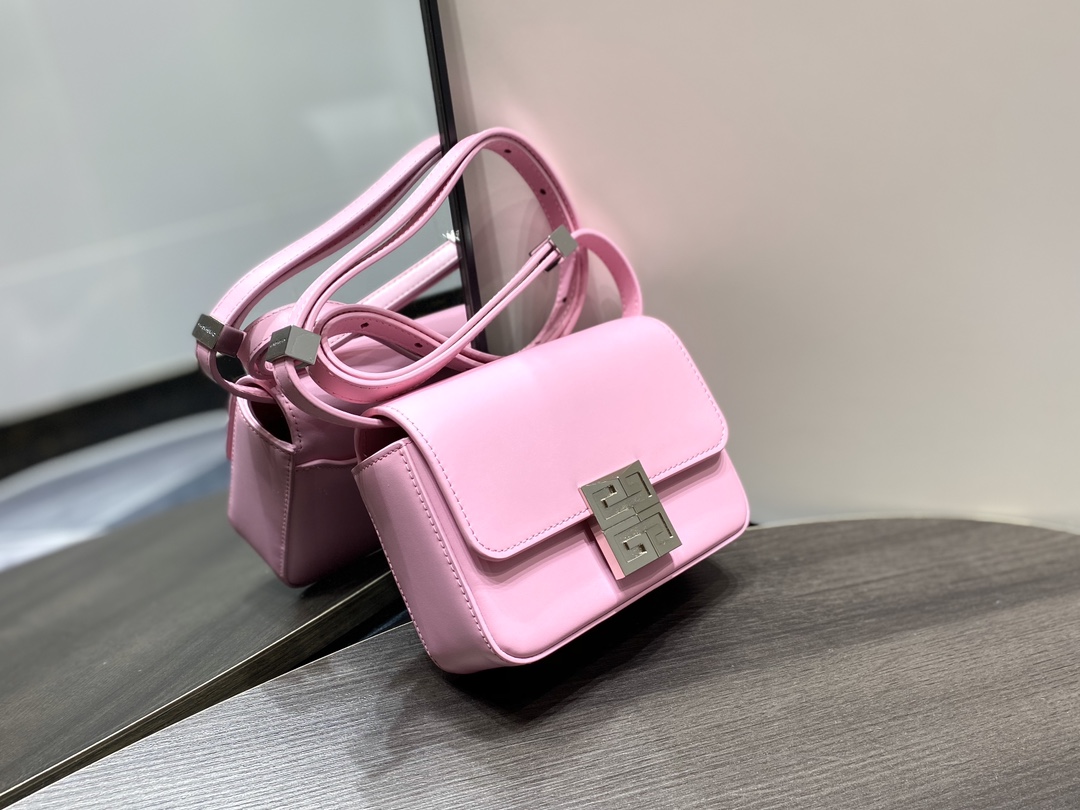 ジバンシィ キーケースｎ級品 ハンドバッグ 斜め掛けバッグ レザー ミニバッグ ファッション 調整可 手袋 多色可選 ピンク_2