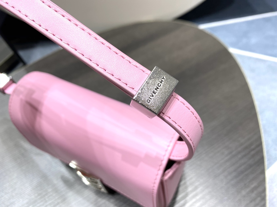 ジバンシィ キーケースｎ級品 ハンドバッグ 斜め掛けバッグ レザー ミニバッグ ファッション 調整可 手袋 多色可選 ピンク_6