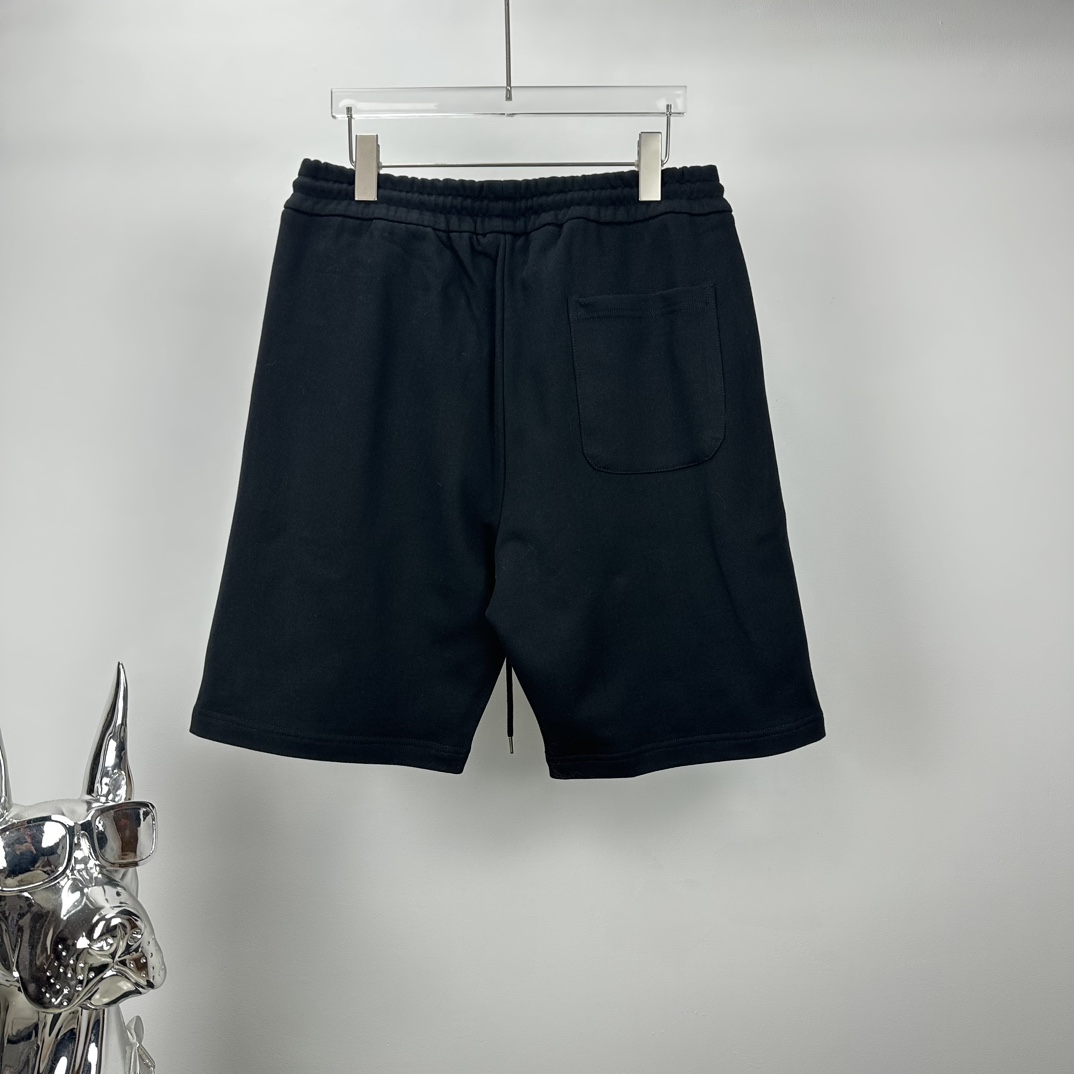 ディオール ショートパンツ偽物 ズボン パンツ ロゴ刺繍 純綿 柔らかい 夏服 品質保証 シンプル ブラック_3