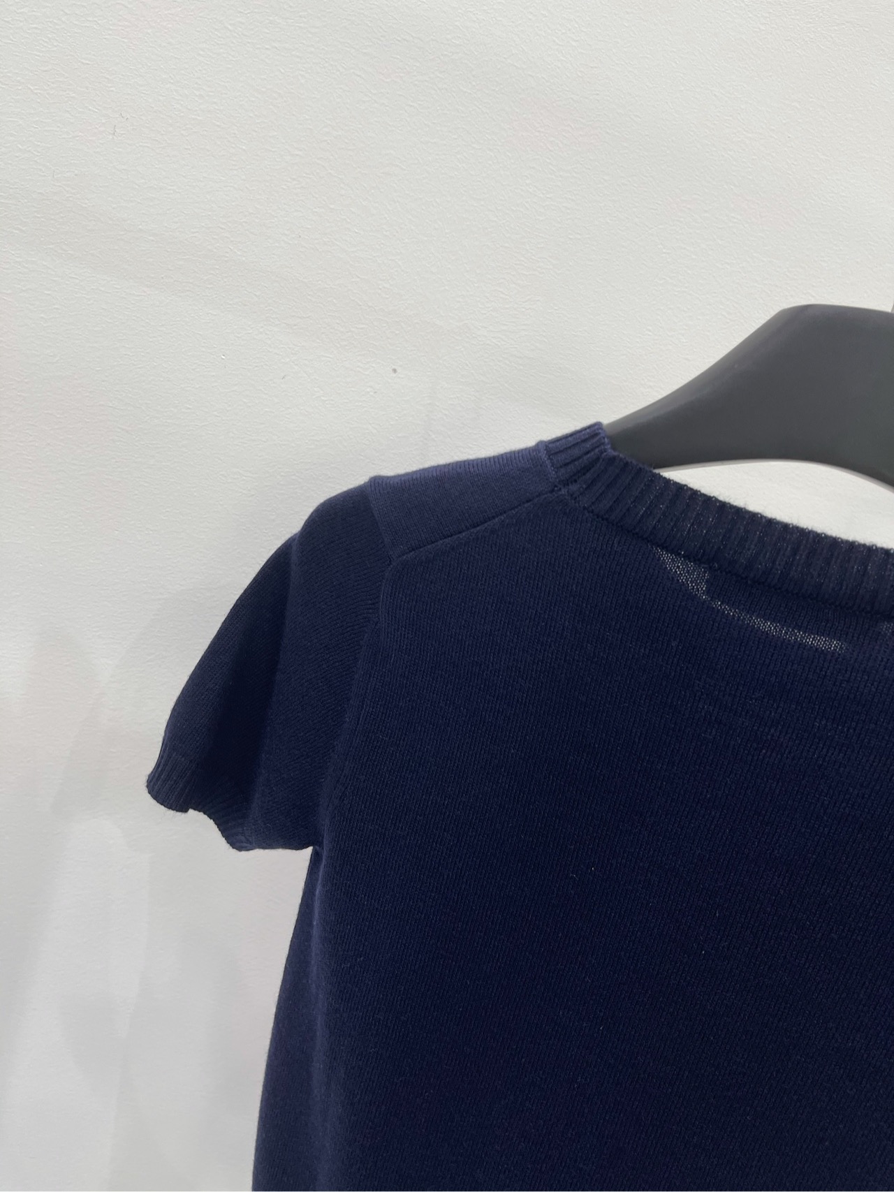 爆買い品質保証 ミュウミュウ ツイリー激安通販 Tシャツ トップス 短袖 純綿 シンプル ブルー_7