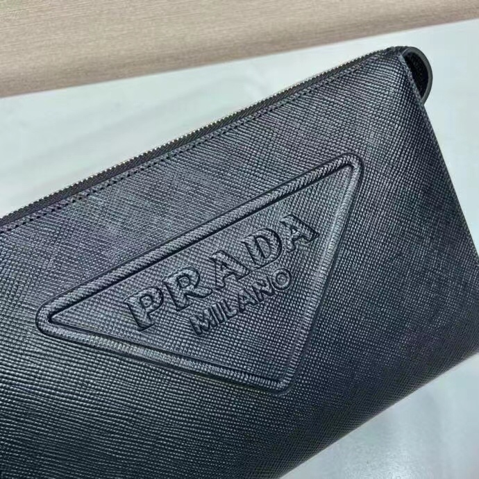 プラダ セレブスーパーコピー  最新品 持ちバッグ ビジネス持ち手付き クラッチバッグ セカンドバッグ  メンズ ブラック_3