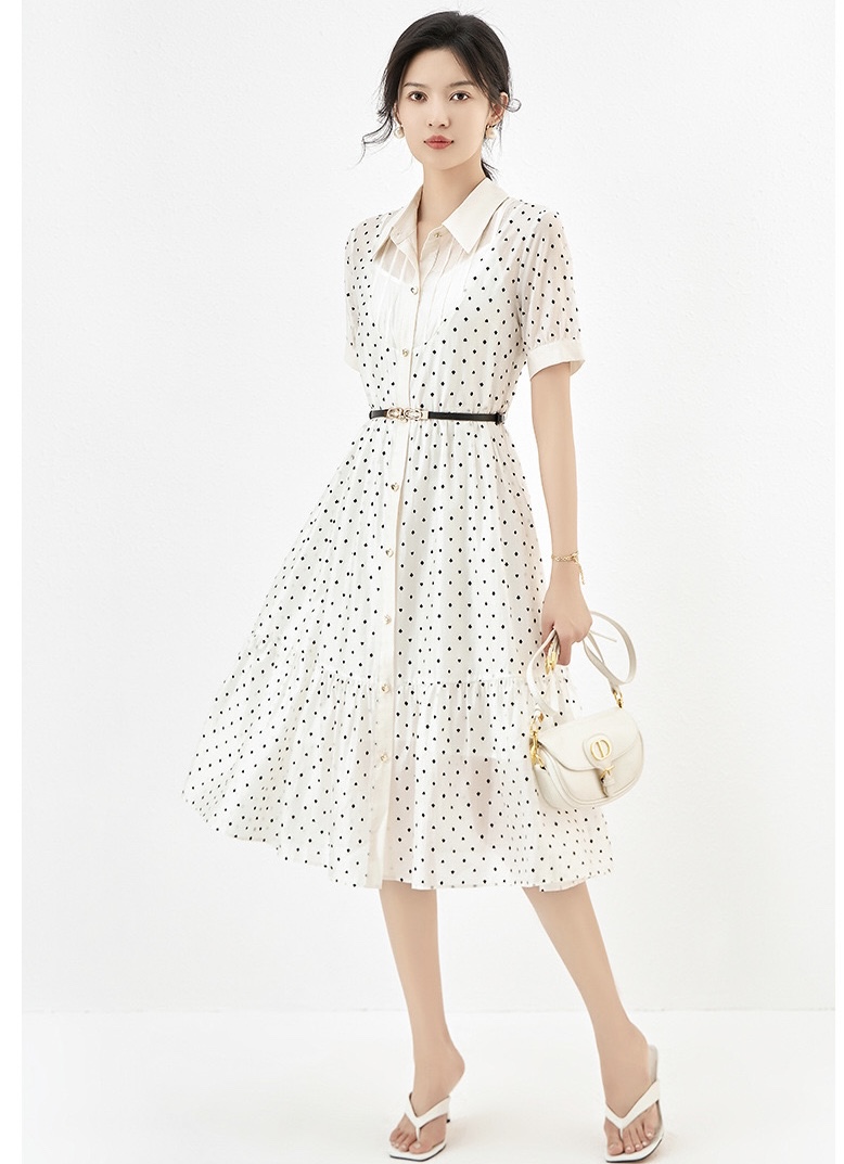 ディオール メンズ バッグＮ級品 レディース ワンピース スカート 可愛い 薄い 夏服 シンプル ホワイト_1