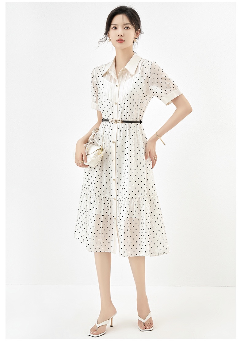 ディオール メンズ バッグＮ級品 レディース ワンピース スカート 可愛い 薄い 夏服 シンプル ホワイト_3