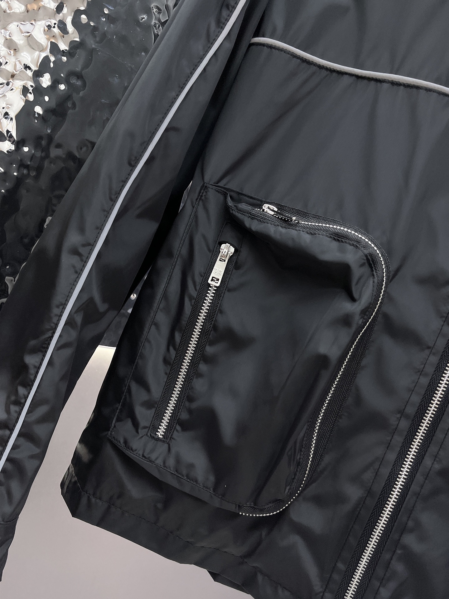 品質保証安い prada スプリング コート激安通販 ファッショントップス 柔らかい アウター 暖かい メンズ ブラック_7